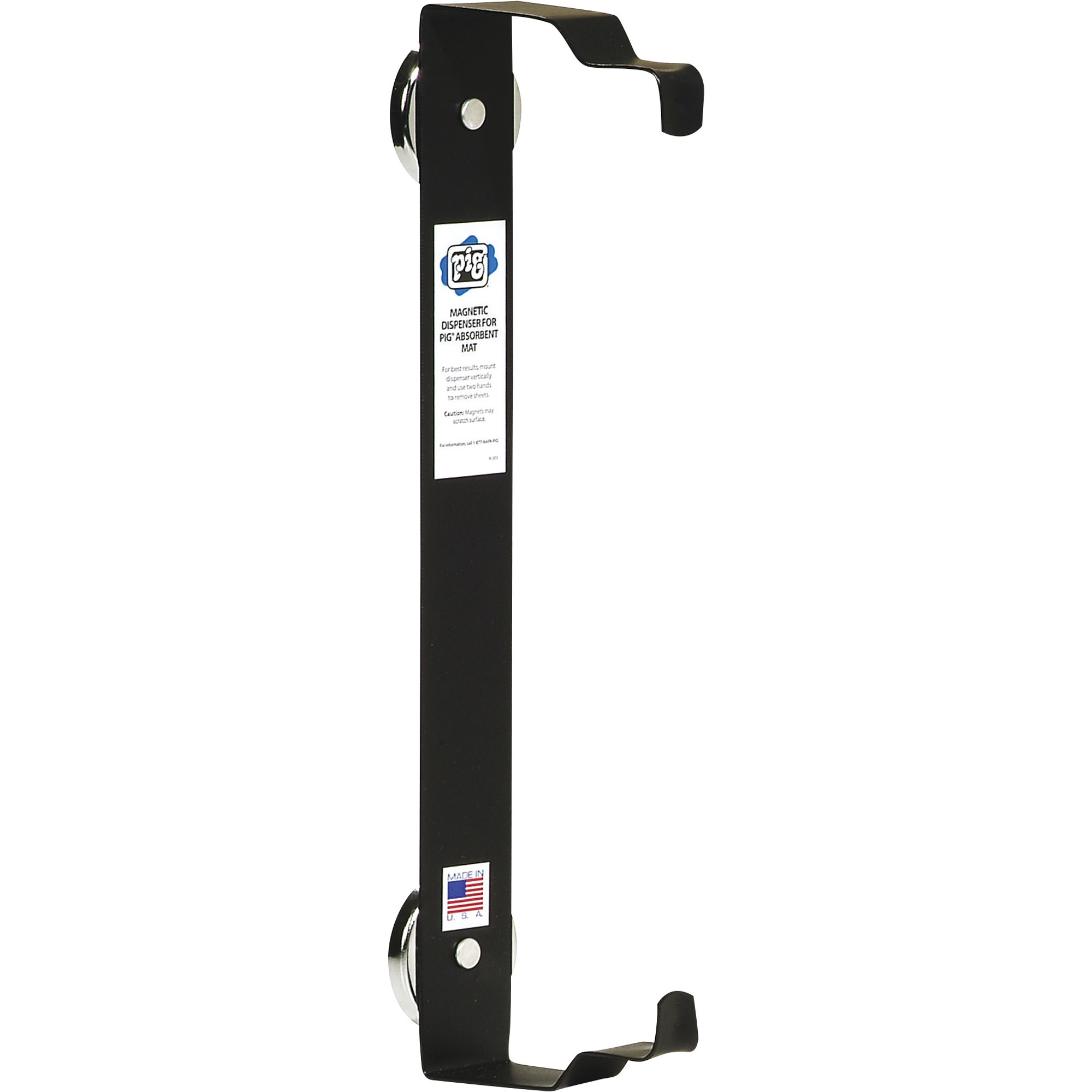 New Pig Magnetic Mat Roll Holder, Holds One 50ft.L x 15in.W Mat Roll, Model# 57701